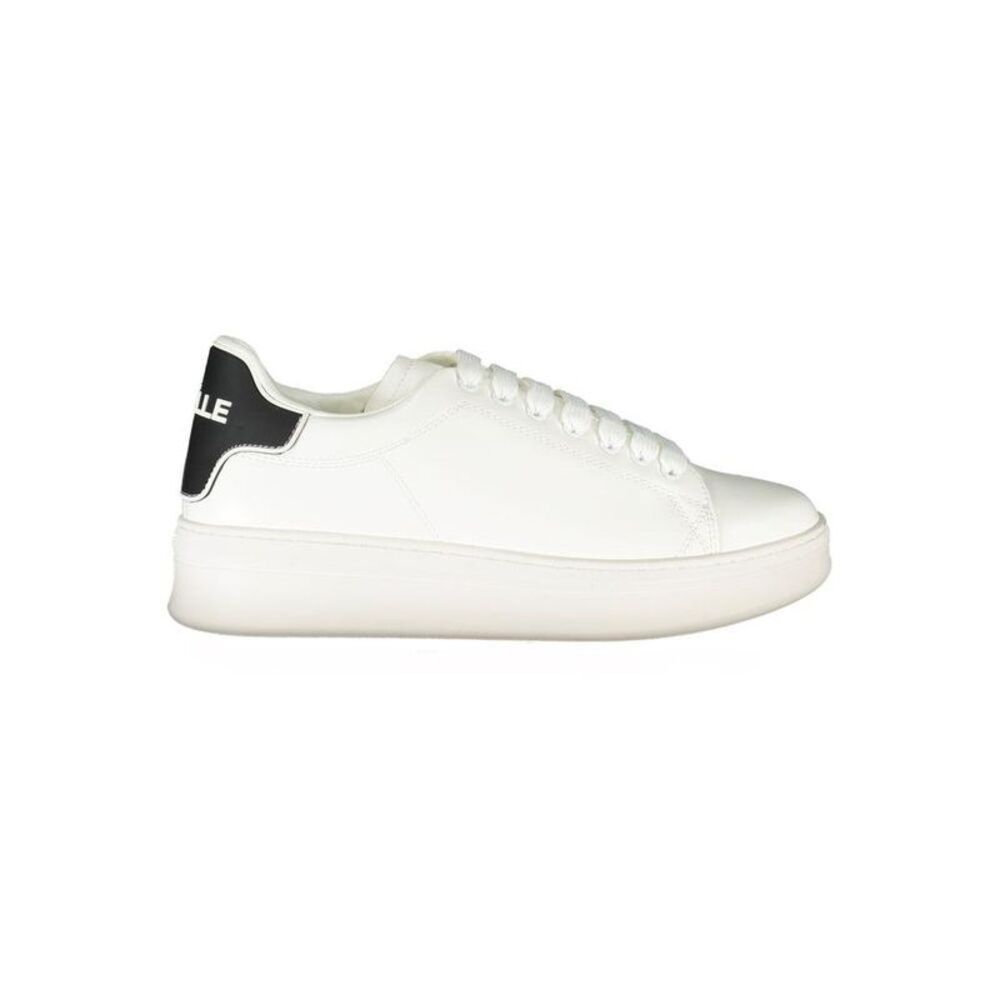 Gaelle Paris Fashion Sneakers Logo Detail Men White